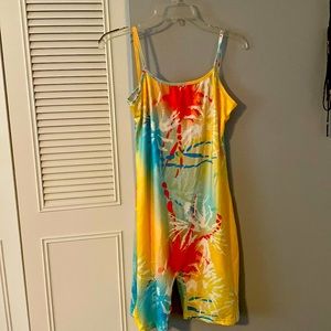 XL, Backless, Criss-Cross Bodycon Jumpsuit